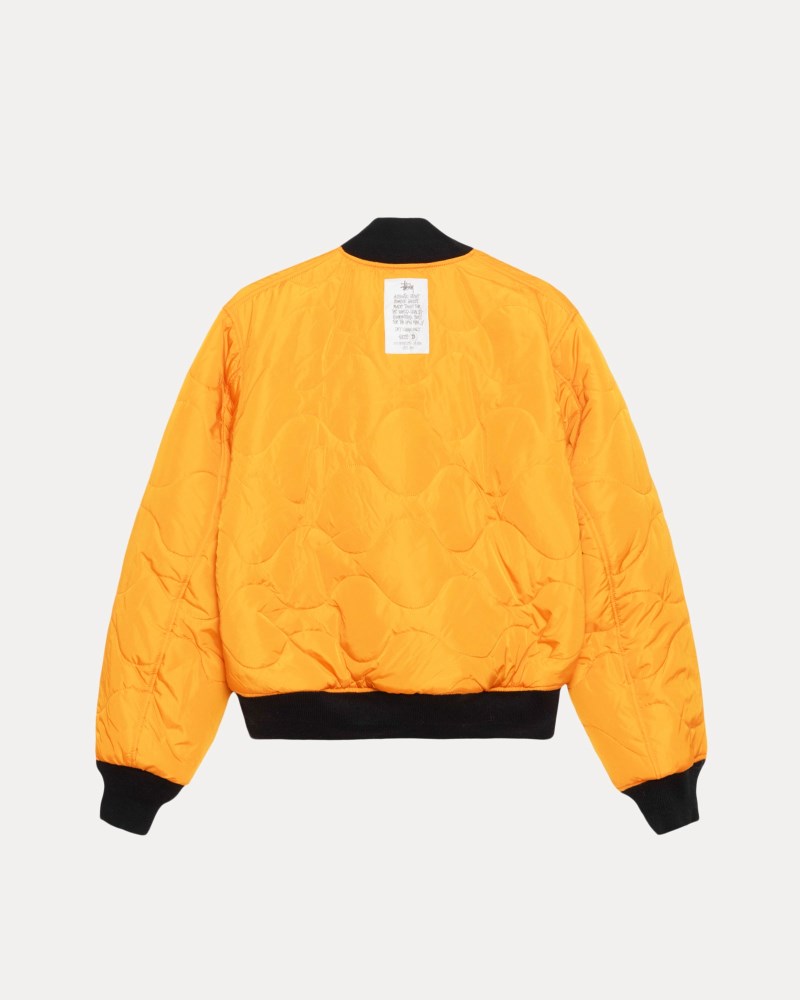 Stüssy Built Reversible Bomber Jacket Pánské HI31-4391U9 | Stussy Bundy Černé