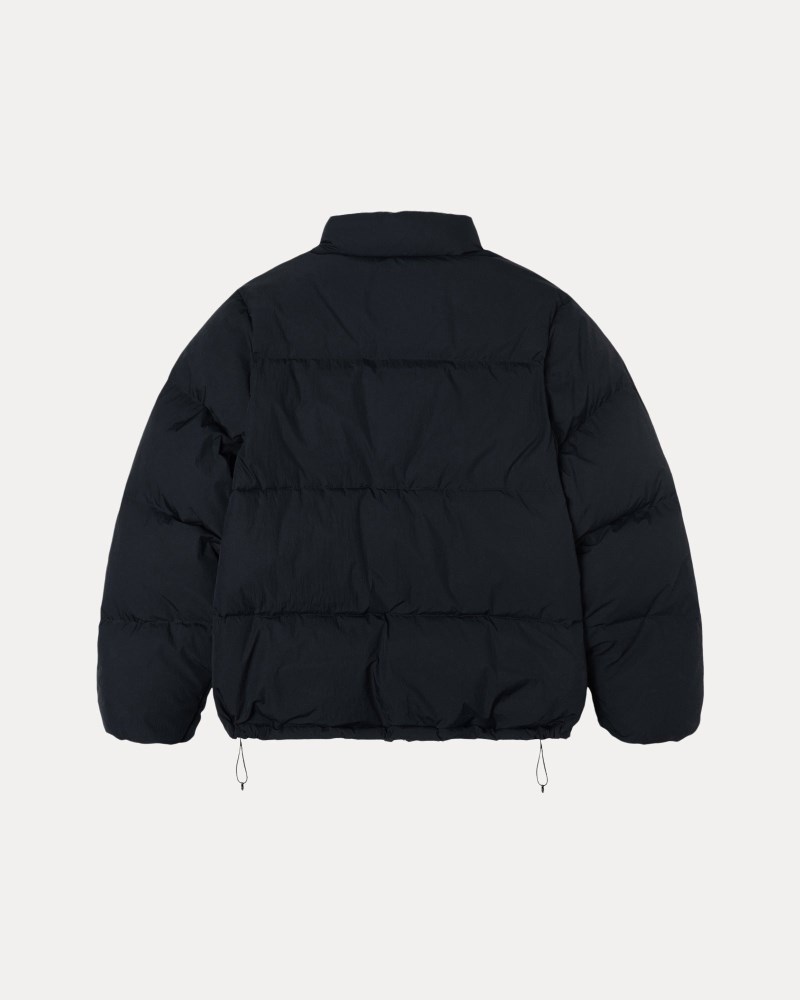 Stüssy Down Puffer Pánské NS71-9621Z0 | Stussy Bundy Nylon Černé