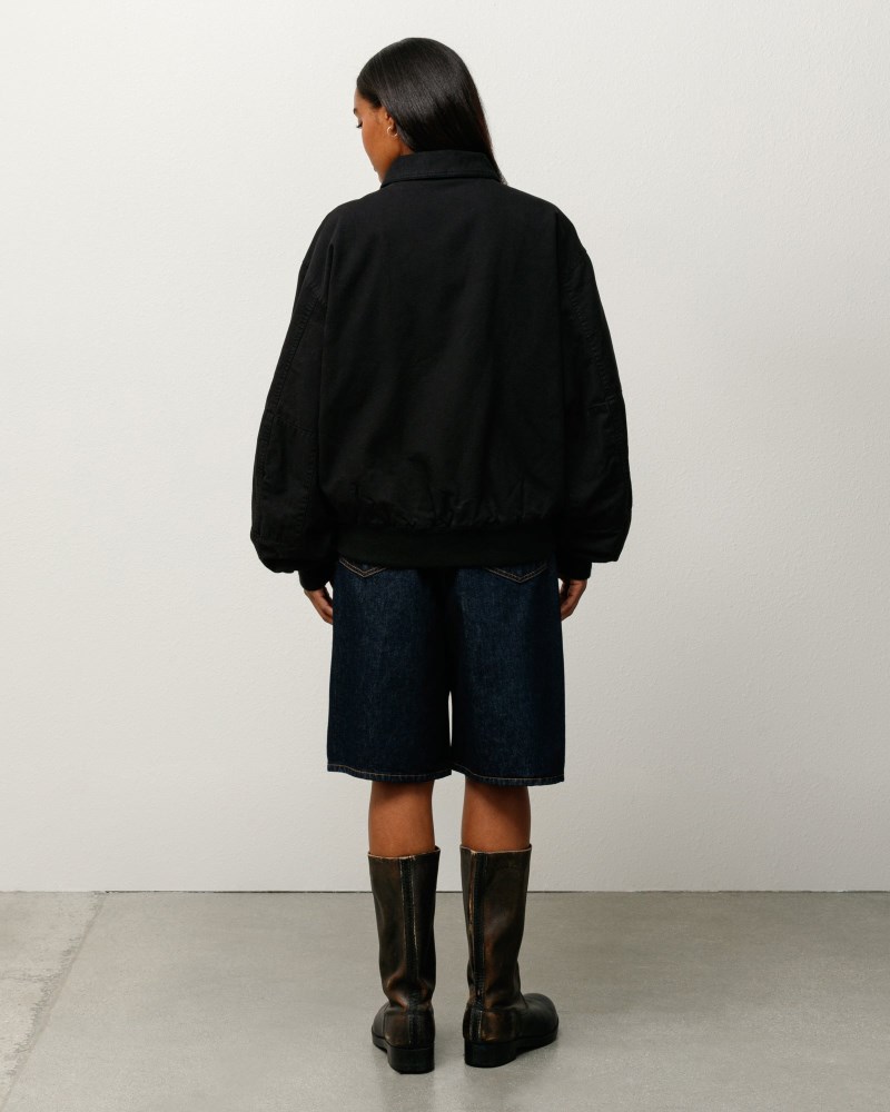 Stüssy Flight Bomber Pánské WB93-2443K4 | Stussy Bundy Černé