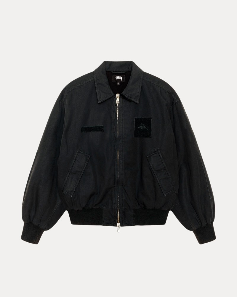 Stüssy Flight Bomber Pánské WB93-2443K4 | Stussy Bundy Černé