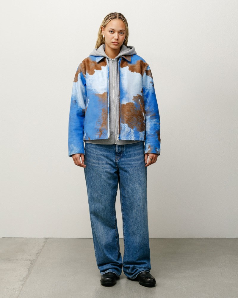 Stüssy Garage Jacket Ponyhair Pánské PJ61-2031Y5 | Stussy Bundy Viacfarebný