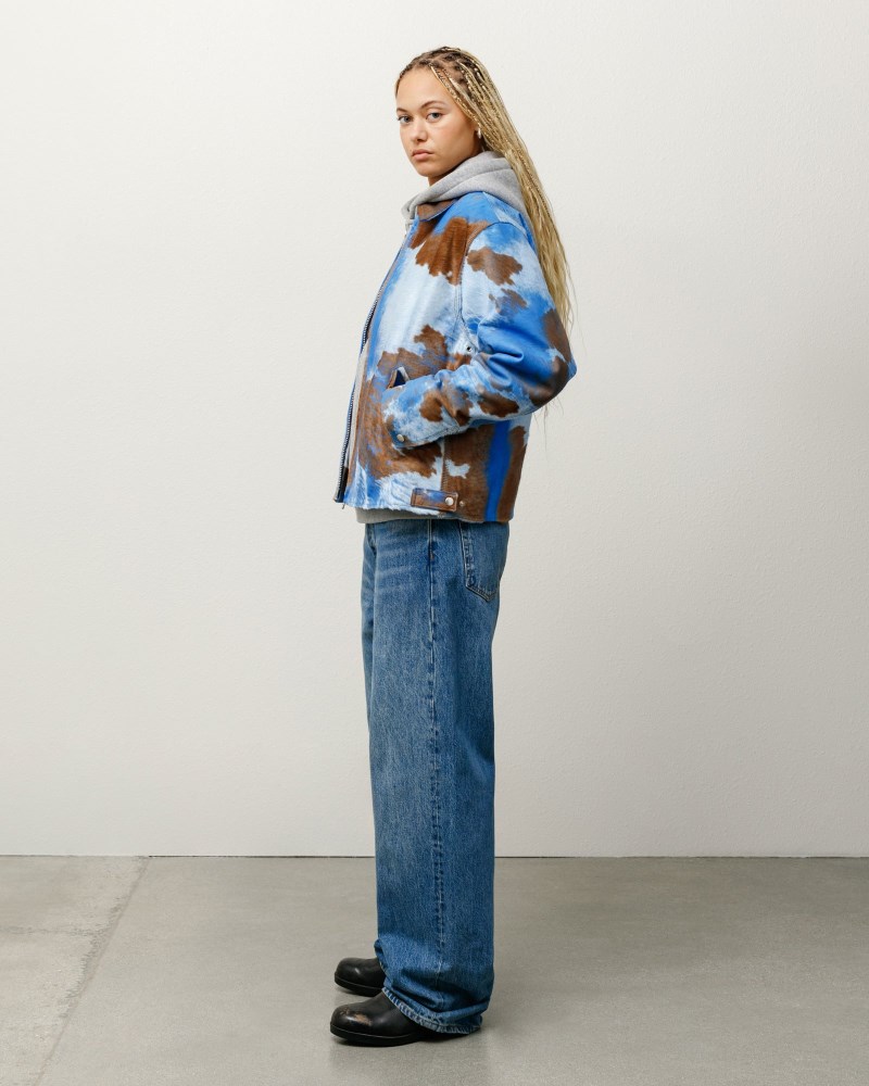 Stüssy Garage Jacket Ponyhair Pánské PJ61-2031Y5 | Stussy Bundy Viacfarebný