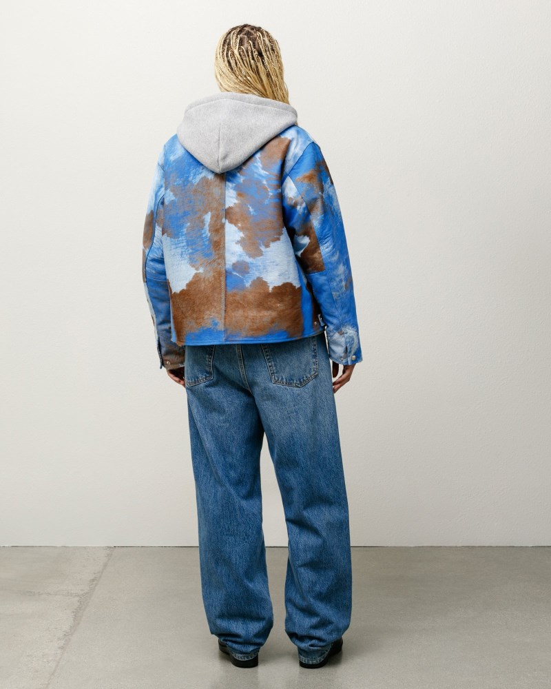 Stüssy Garage Jacket Ponyhair Pánské PJ61-2031Y5 | Stussy Bundy Viacfarebný
