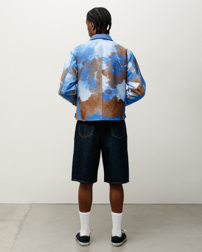 Stüssy Garage Jacket Ponyhair Pánské PJ61-2031Y5 | Stussy Bundy Viacfarebný