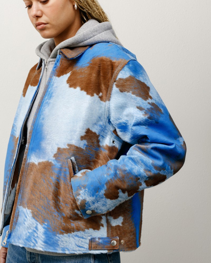 Stüssy Garage Jacket Ponyhair Pánské PJ61-2031Y5 | Stussy Bundy Viacfarebný