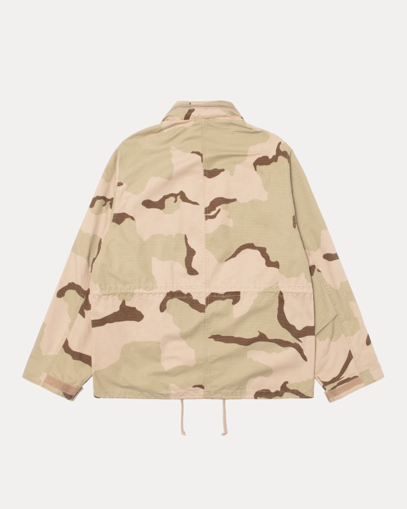 Stüssy M65 Jacket Pánské TP17-0437L6 | Stussy Bundy Hnědé Maskáčové