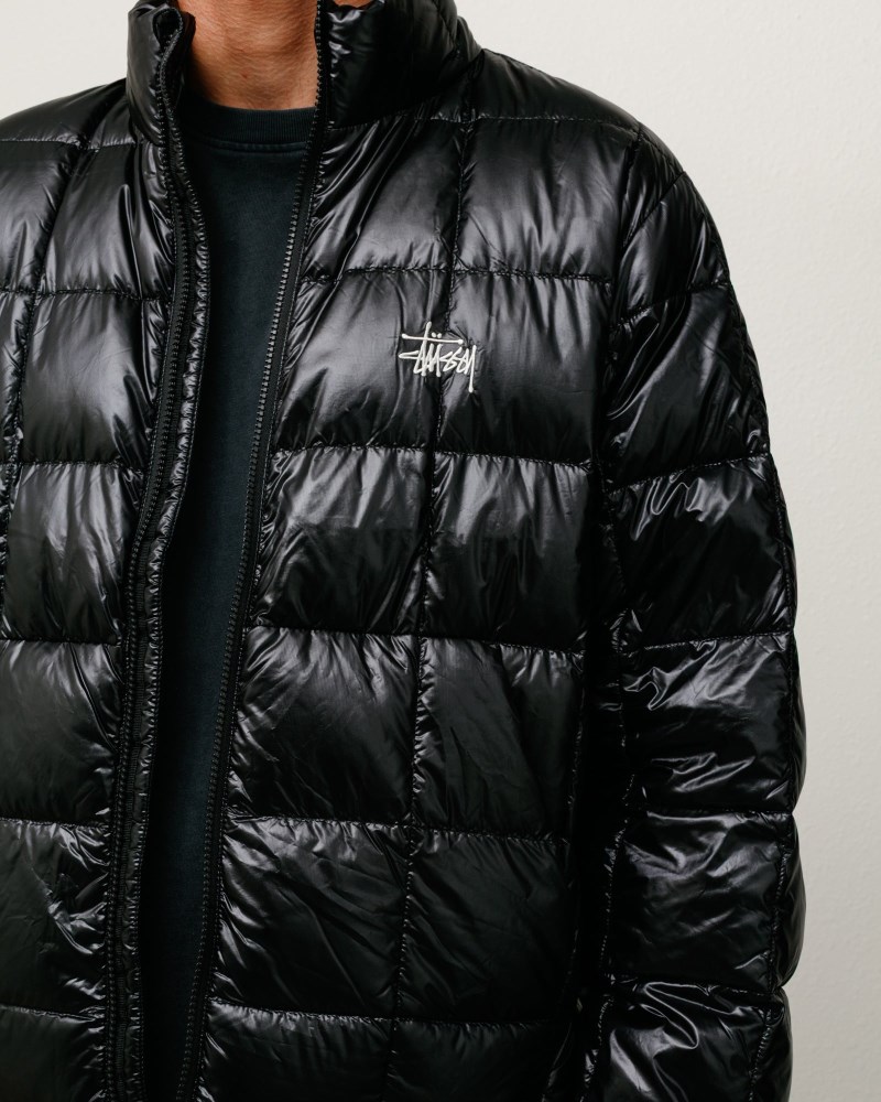 Stüssy Midweight Puffer Pánské HE45-3185V6 | Stussy Bundy Černé