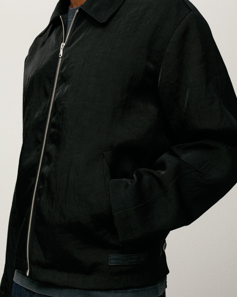 Stüssy SS Link Nylon Club Jacket Pánské VN54-5444C6 | Stussy Bundy Černé