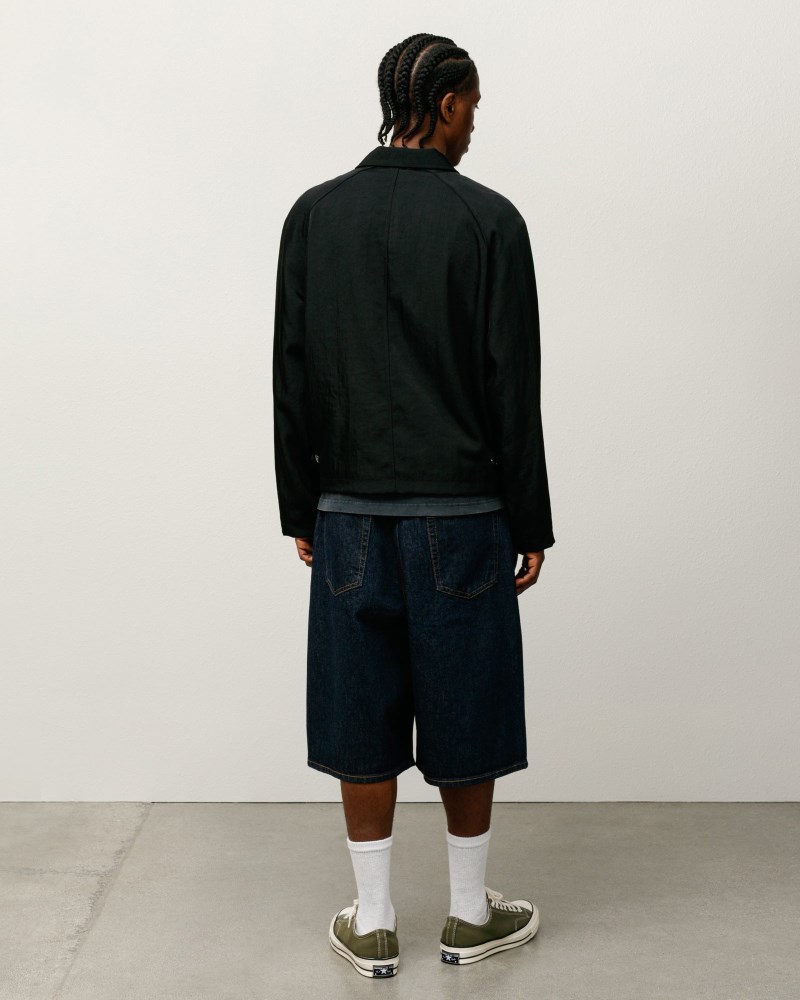 Stüssy SS Link Nylon Club Jacket Pánské VN54-5444C6 | Stussy Bundy Černé