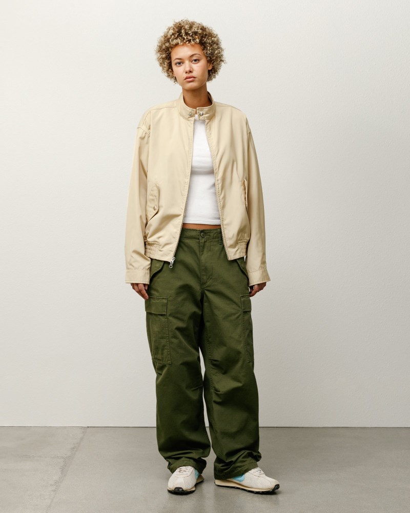 Stüssy Surf Team Harrington Jacket Pánské WB84-8514M1 | Stussy Bundy Hnědé