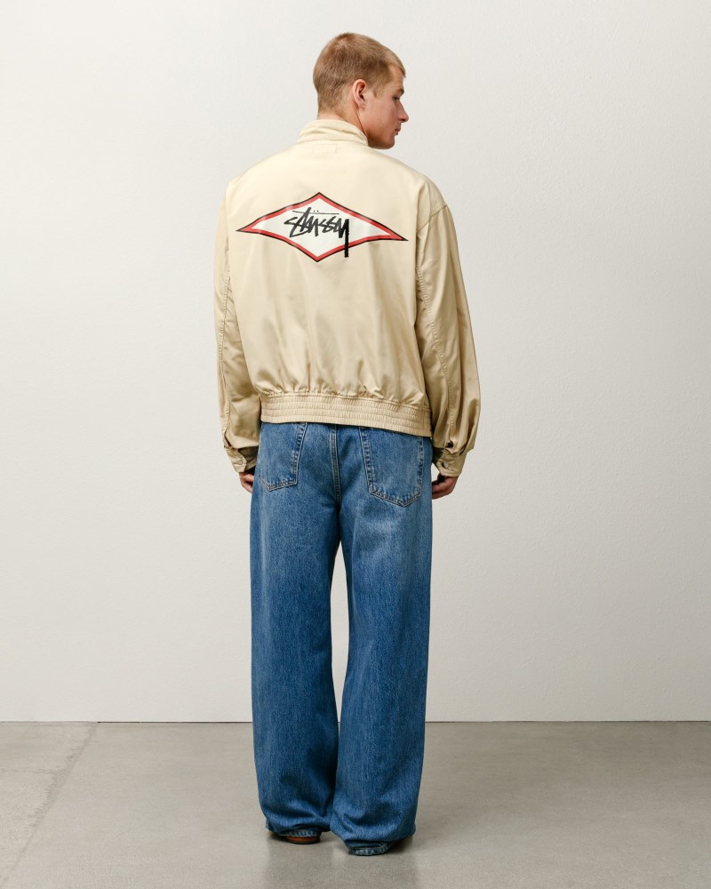 Stüssy Surf Team Harrington Jacket Pánské WB84-8514M1 | Stussy Bundy Hnědé