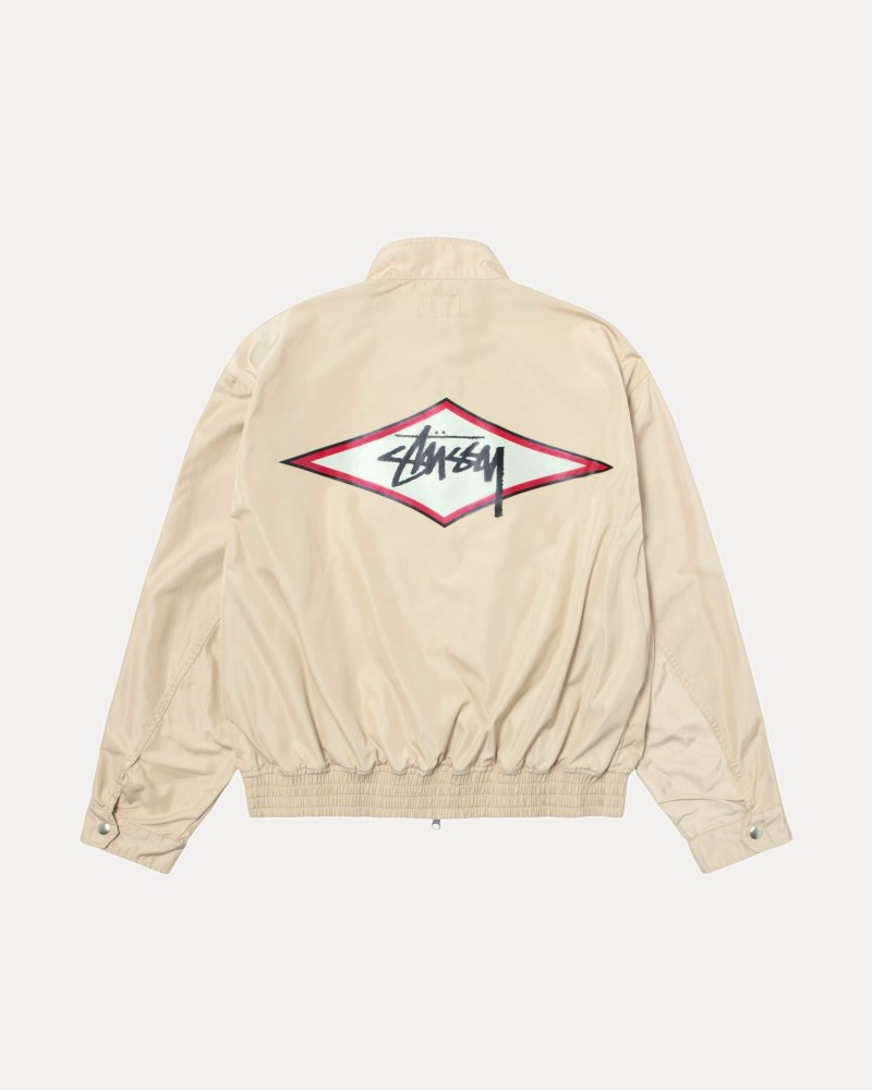 Stüssy Surf Team Harrington Jacket Pánské WB84-8514M1 | Stussy Bundy Hnědé