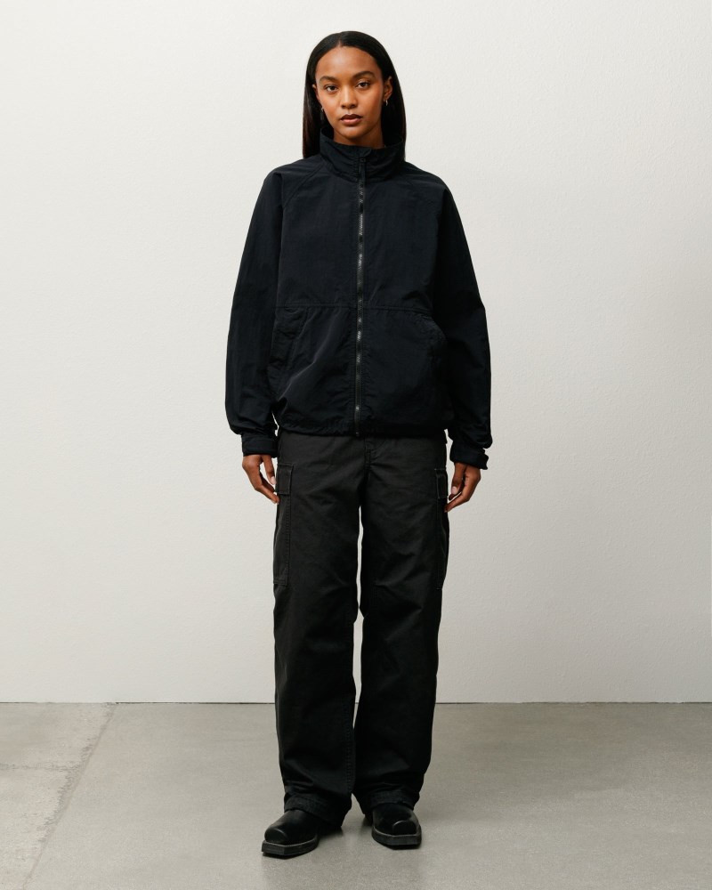 Stüssy Warm Up Jacket Pánské XX57-9977U8 | Stussy Bundy Černé