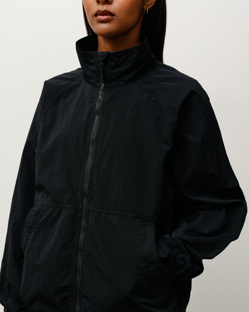 Stüssy Warm Up Jacket Pánské XX57-9977U8 | Stussy Bundy Černé