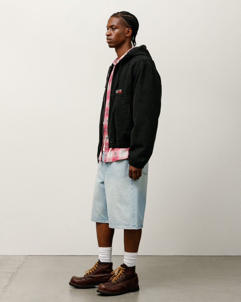 Stüssy Work Jacket Insulated Canvas Pánské CG86-0056W4 | Stussy Bundy Černé