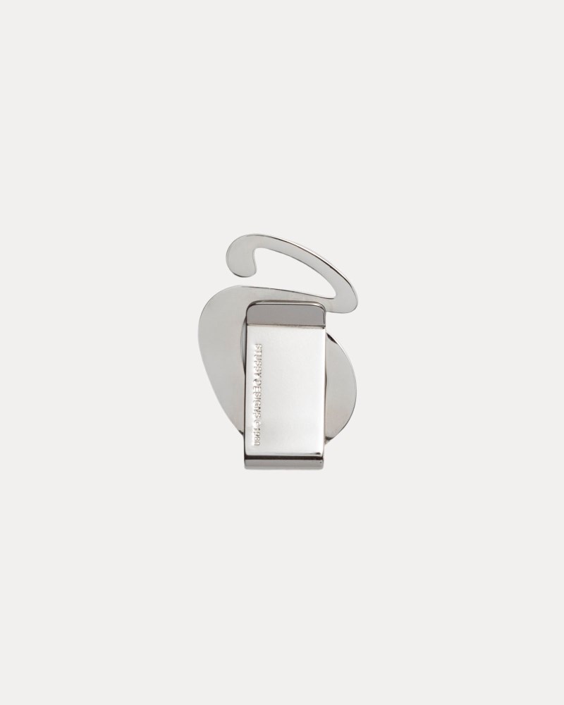 Stüssy Swirly S Money Clip Pánské XM82-9872Y9 | Stussy Clip Stříbrné