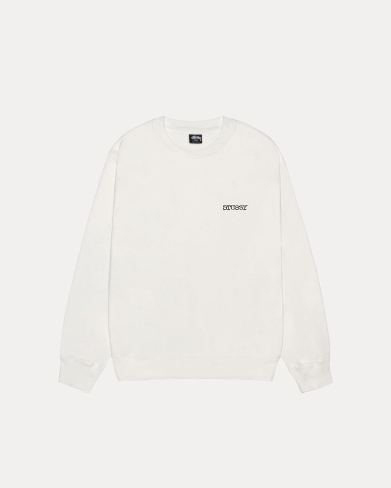Stüssy Jumbo Crew Pigment Dyed Pánské FC89-9489F2 | Stussy Crewneck Béžový