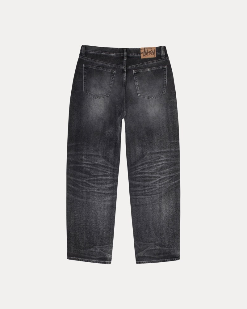 Stüssy Big Ol' Jean Vintage Denim Pánské NU86-7296R0 | Stussy Džíny Černé Blankyt Světle Modré
