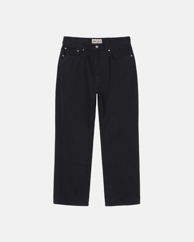 Stüssy Classic Jean Overdyed Pánské GM73-7543H1 | Stussy Džíny Černé