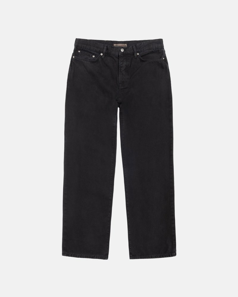 Stüssy Classic Jean Washed Canvas Pánské WA58-1288Z5 | Stussy Džíny Černé