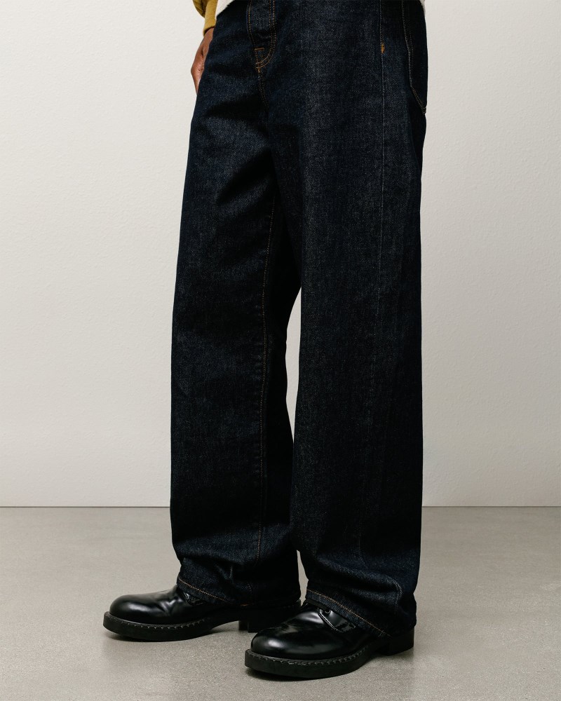 Stüssy Relaxed Jean Denim Pánské UK71-0551U8 | Stussy Džíny Indigo