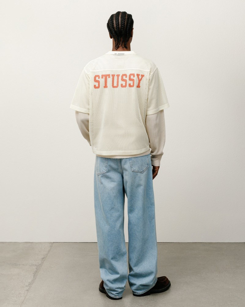 Stüssy Team Jersey 80 Pánské GA97-1567J0 | Stussy Dres Béžový