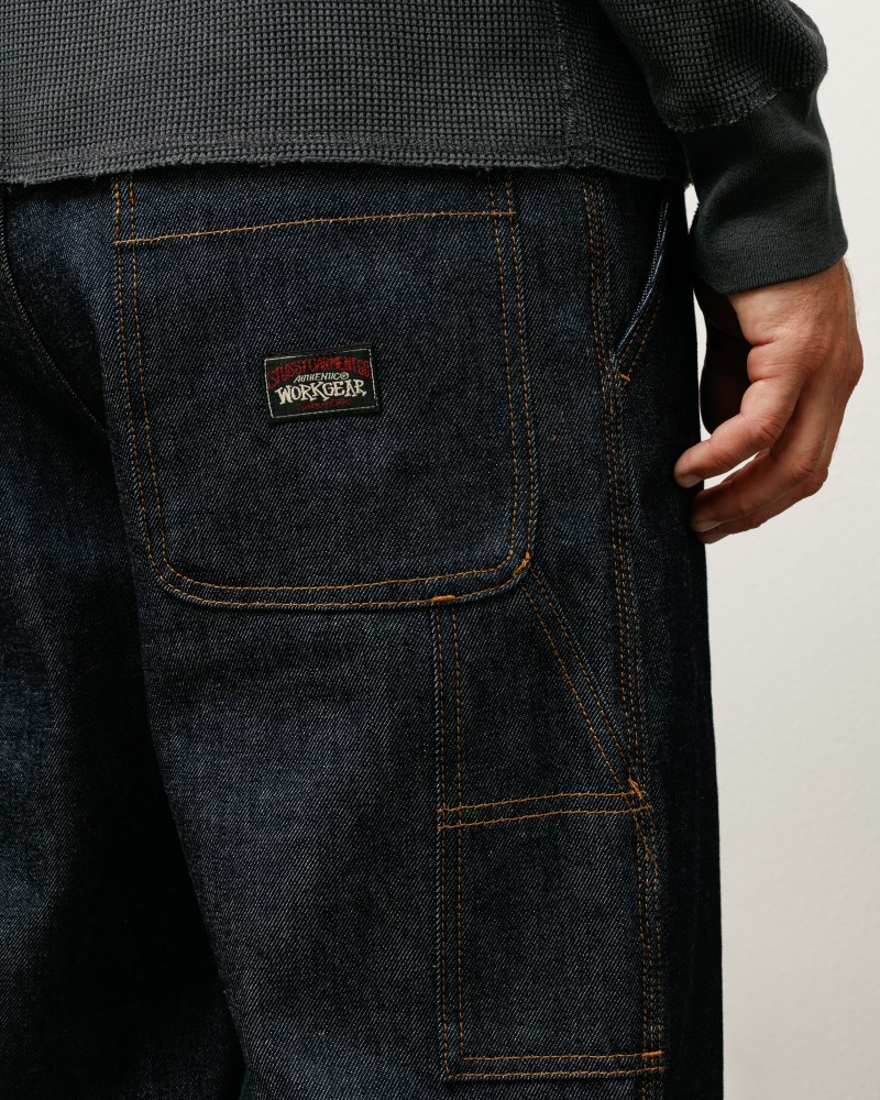 Stüssy Carpenter Pant Denim Pánské SA10-2020E2 | Stussy Kalhoty Indigo