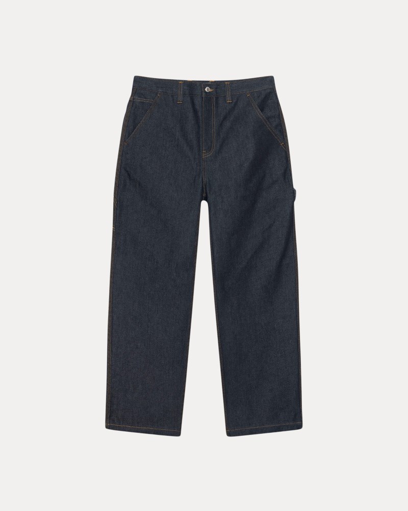 Stüssy Carpenter Pant Denim Pánské SA10-2020E2 | Stussy Kalhoty Indigo