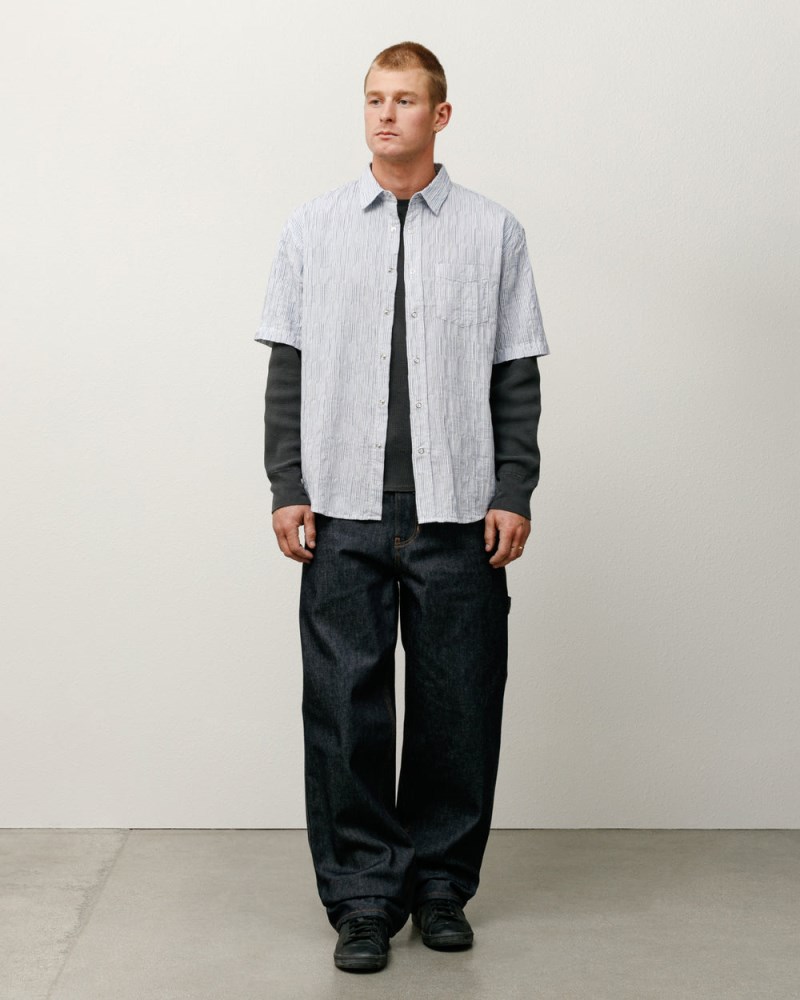 Stüssy Carpenter Pant Denim Pánské SA10-2020E2 | Stussy Kalhoty Indigo