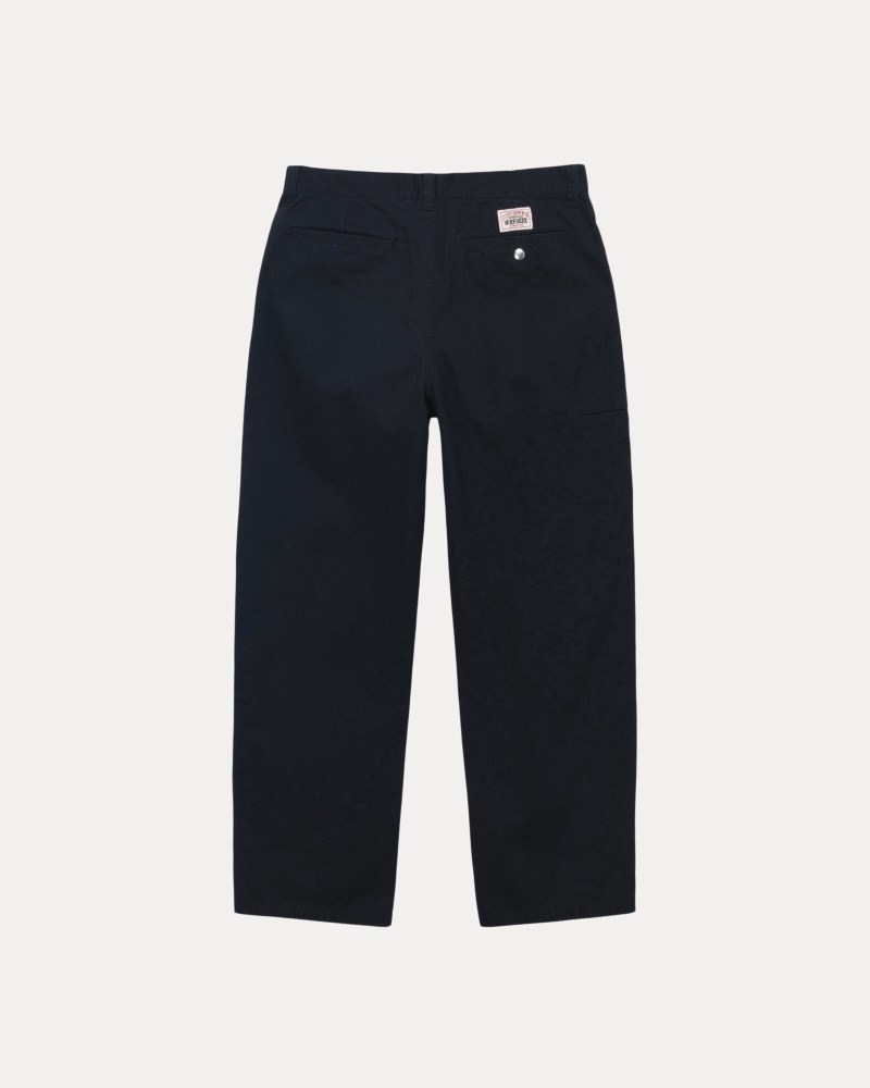 Stüssy Chino Work Pant Pánské BQ27-4297B3 | Stussy Kalhoty Černé