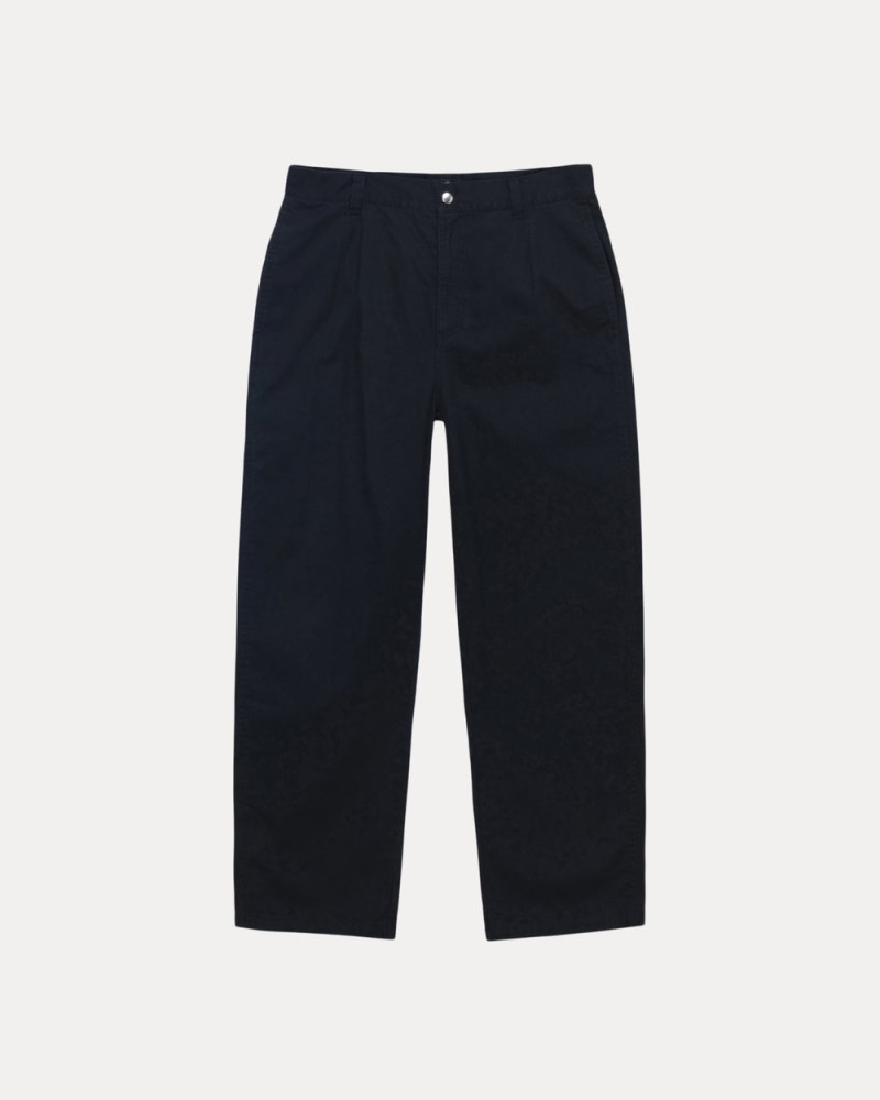 Stüssy Chino Work Pant Pánské BQ27-4297B3 | Stussy Kalhoty Černé