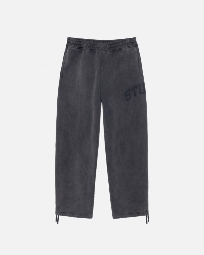 Stüssy Fleece Pant Faded Graphic Pánské IL04-2854T4 | Stussy Kalhoty Černé