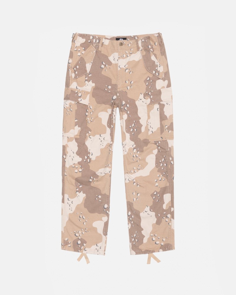 Stüssy Military Cargo Pant Ripstop Pánské GK50-0770P5 | Stussy Kalhoty Béžový Maskáčové