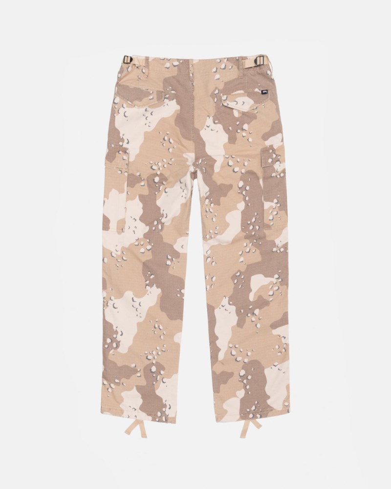 Stüssy Military Cargo Pant Ripstop Pánské GK50-0770P5 | Stussy Kalhoty Béžový Maskáčové