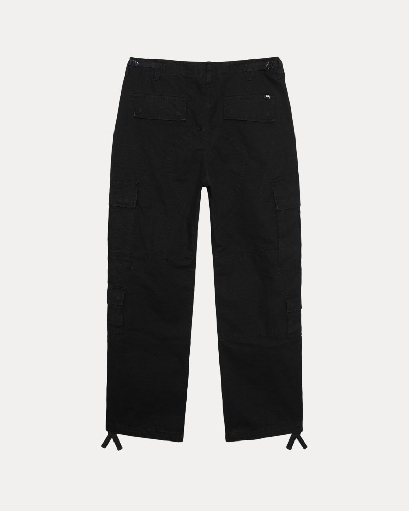 Stüssy Surplus Cargo Ripstop Pánské AE70-4010Q8 | Stussy Kalhoty Černé