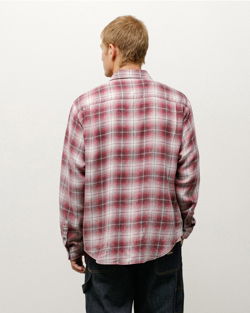 Stüssy Matthew Printed Shirt Pánské VN38-0978E3 | Stussy Košile Růžové