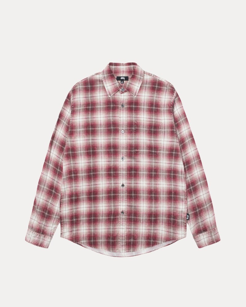 Stüssy Matthew Printed Shirt Pánské VN38-0978E3 | Stussy Košile Růžové