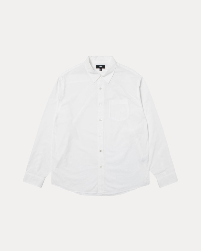 Stüssy Standard Shirt Pánské ZR65-5115Q6 | Stussy Košile Bílé