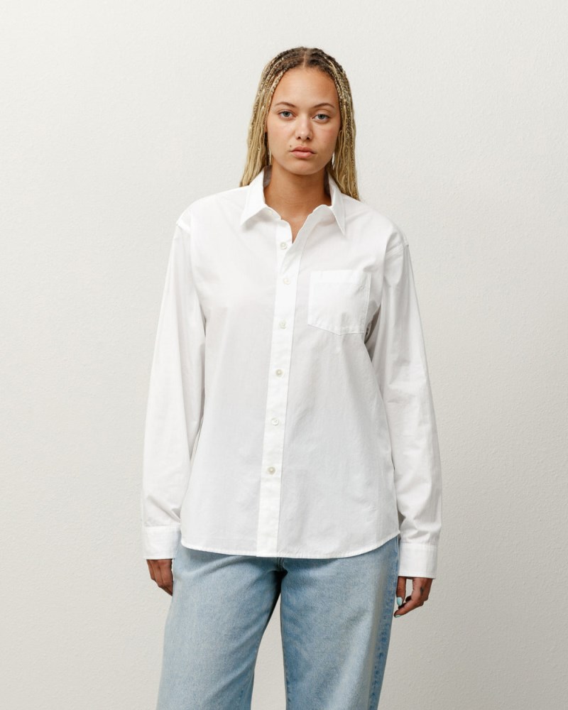 Stüssy Standard Shirt Pánské ZR65-5115Q6 | Stussy Košile Bílé