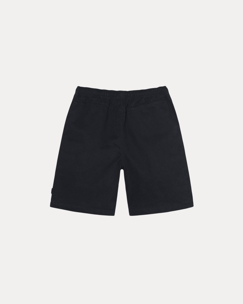 Stüssy Beach Short Brushed Cotton Pánské JZ28-7148B0 | Stussy Kraťasy Černé
