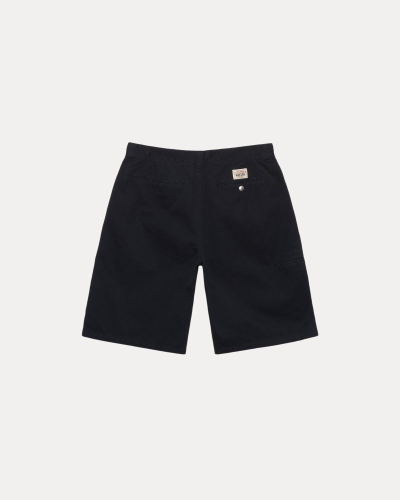 Stüssy Chino Work Shorts Pánské AW20-1230G0 | Stussy Kraťasy Černé