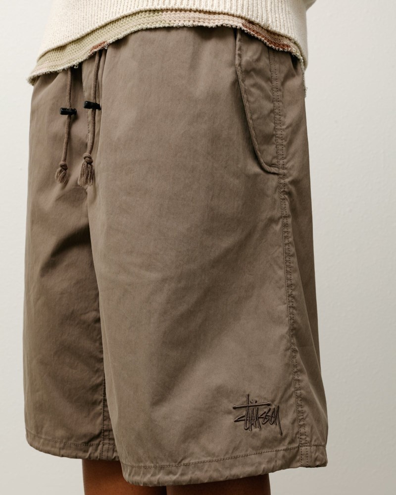Stüssy Nyco Over Short Pánské SD99-7639F5 | Stussy Kraťasy Světle Hnědé