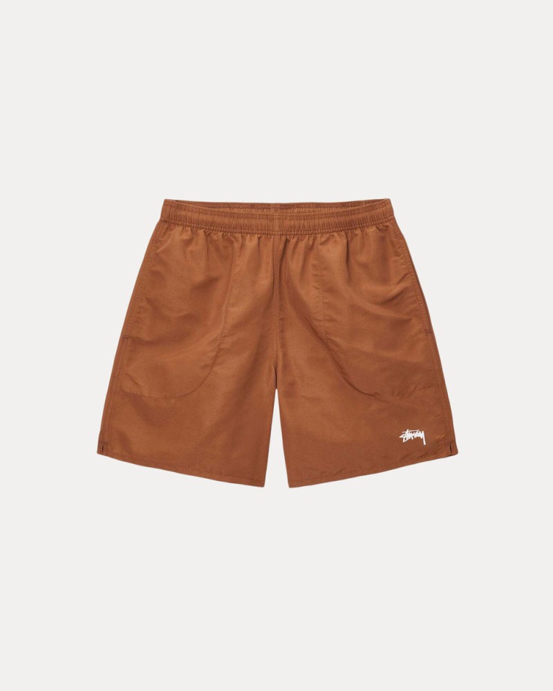 Stüssy Water Short Stock Pánské QZ40-6600Y0 | Stussy Kraťasy Hnědé