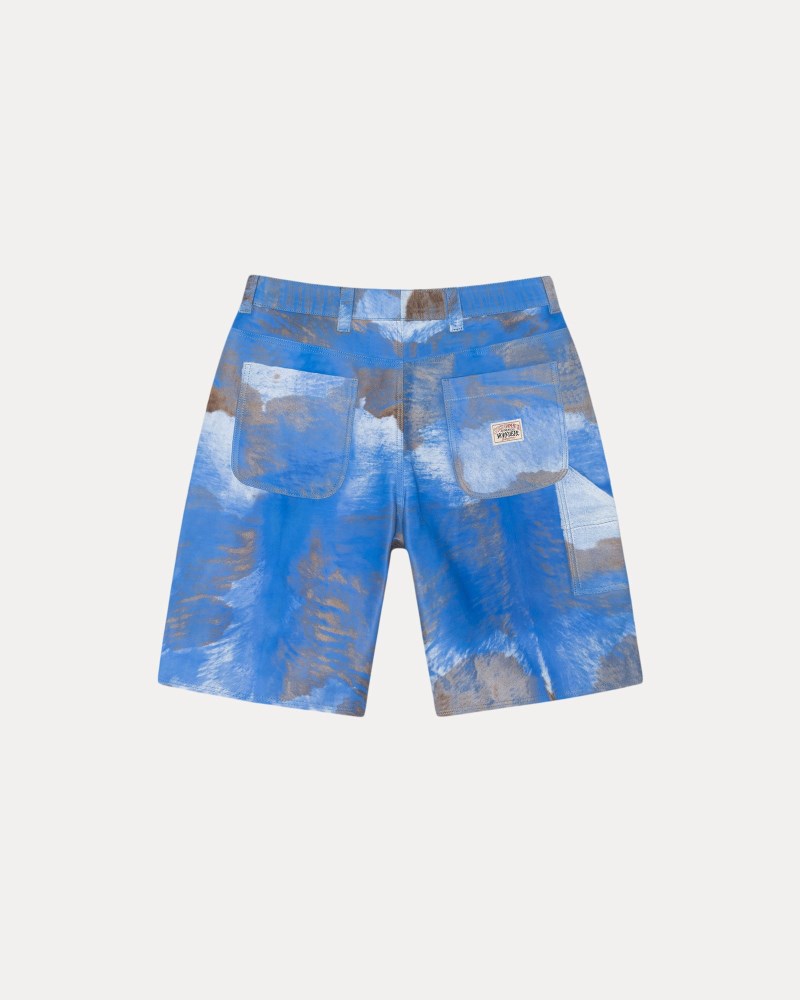 Stüssy Work Short Ponyhair Pánské IL50-1640G6 | Stussy Kraťasy Viacfarebný