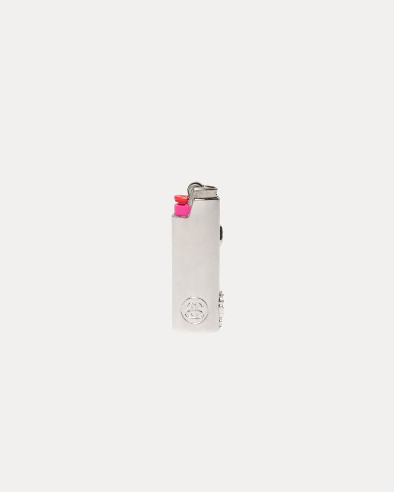 Stüssy Metal Venus Lighter Case Pánské IV81-7271U5 | Stussy Lighter Case Stříbrné