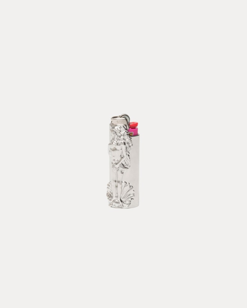 Stüssy Metal Venus Lighter Case Pánské IV81-7271U5 | Stussy Lighter Case Stříbrné