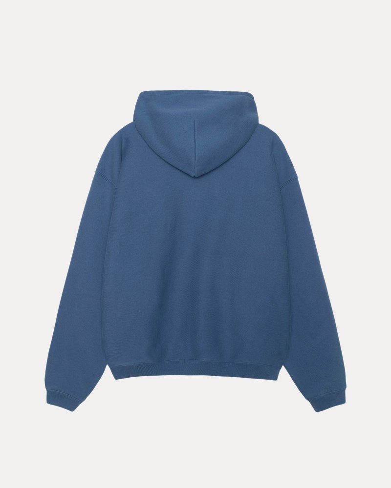 Stüssy 80 Relaxed Hoodie Pánské XT01-1381U8 | Stussy Mikina S Kapucí Blankyt