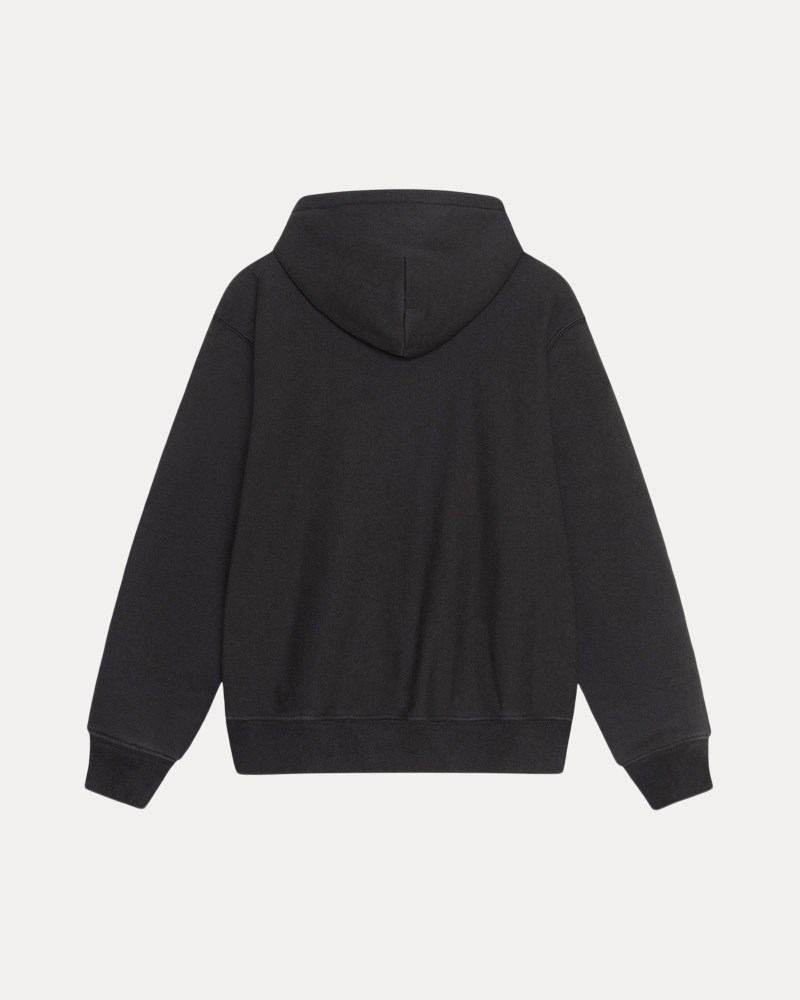 Stüssy Satin Patch Hoodie Pánské SG65-3555N1 | Stussy Mikina S Kapucí Černé