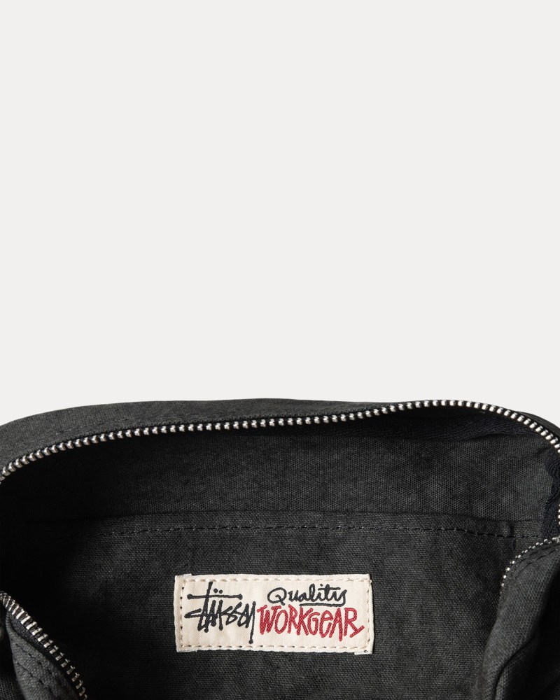 Stüssy Canvas Side Pouch Pánské ZK96-8616J8 | Stussy Pouches Černé
