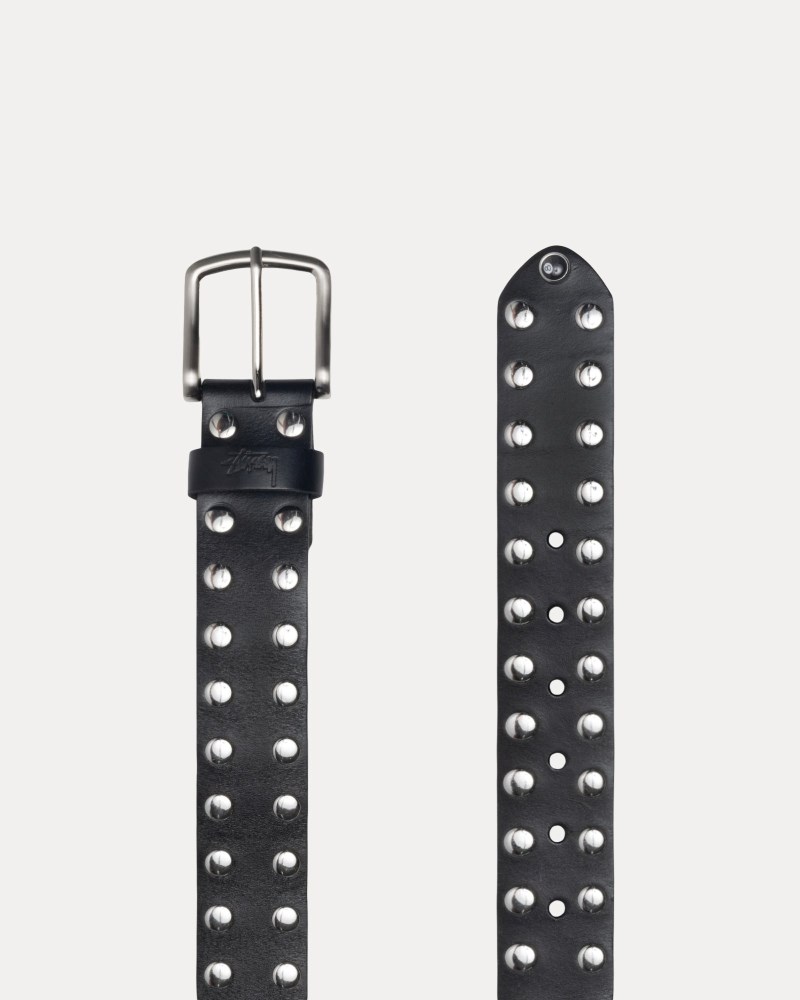 Stüssy 8 Ball Studded Belt Pánské MB49-3959L1 | Stussy Pásky Černé